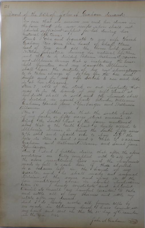 Delaware County Ohio Will Records Vol. 4 1859-1869 (p. 356)