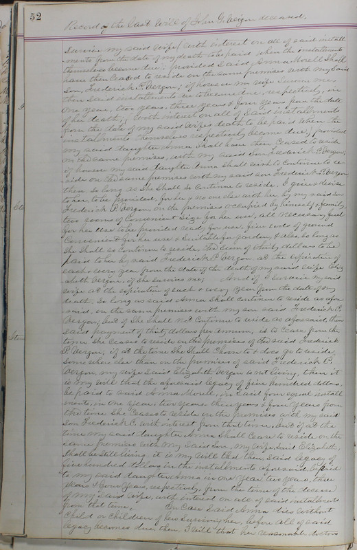 Delaware County Ohio Will Records Vol. 5 1869-1876 (p. 85)