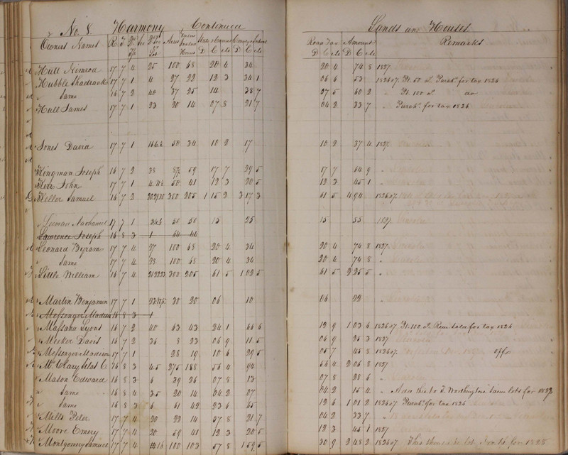 Delaware County Tax Duplicate 1827 (p. 82)