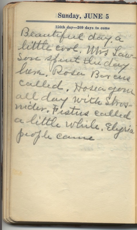 Roberta Hopkins' Diary 1927 (p. 162)