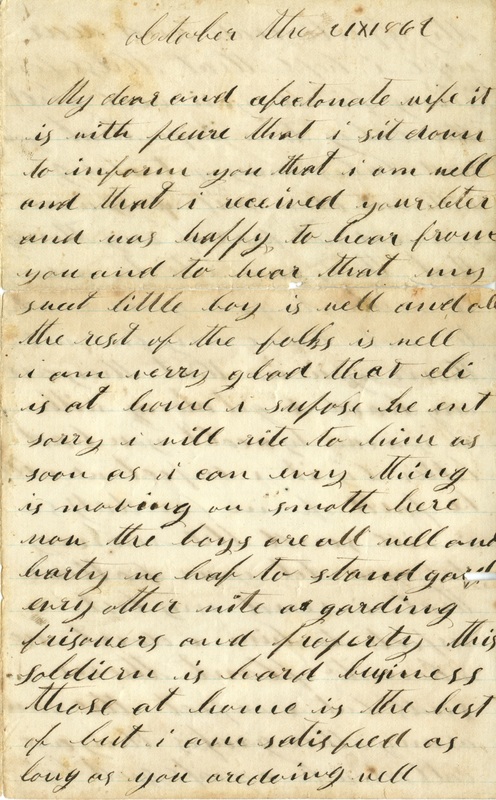 Mitchell Family Civil War Letters (p. 10)