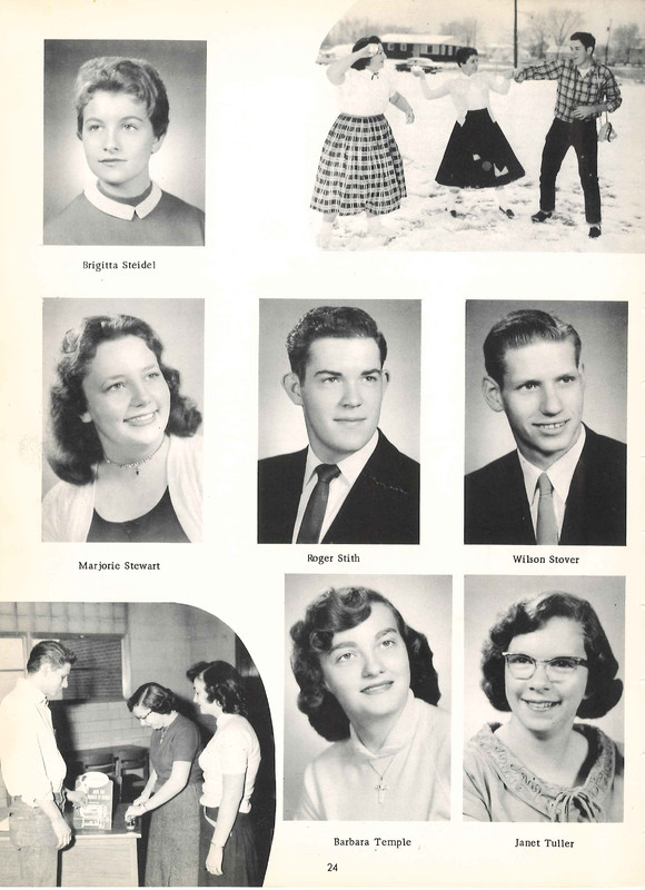 Big Walnut High School Yearbook. 1957: The Flame  (27)