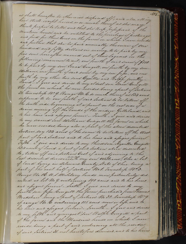 Delaware County Ohio Will Records Vol. 2 1835-1850 (p. 166)