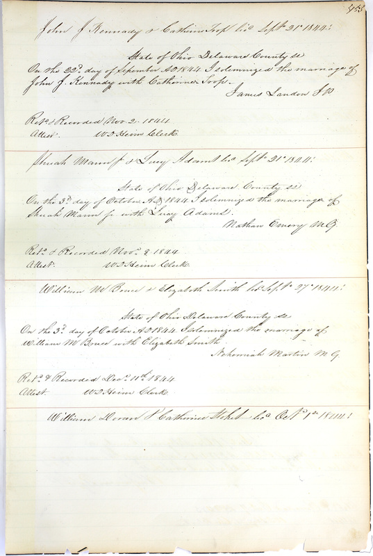 Marriage Records Vol.1 1835-1845 (p. 457)