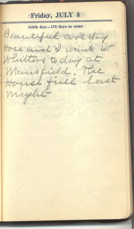 Roberta Hopkins' Diary 1927 (p. 195)