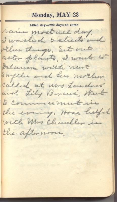 Roberta Hopkins' Diary 1927 (p. 149)