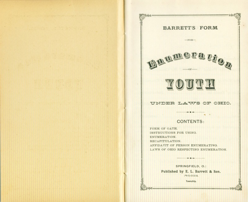 Harlem Township Enumeration of Youth Sub-District 3, July 26th, 1893 (p. 2)