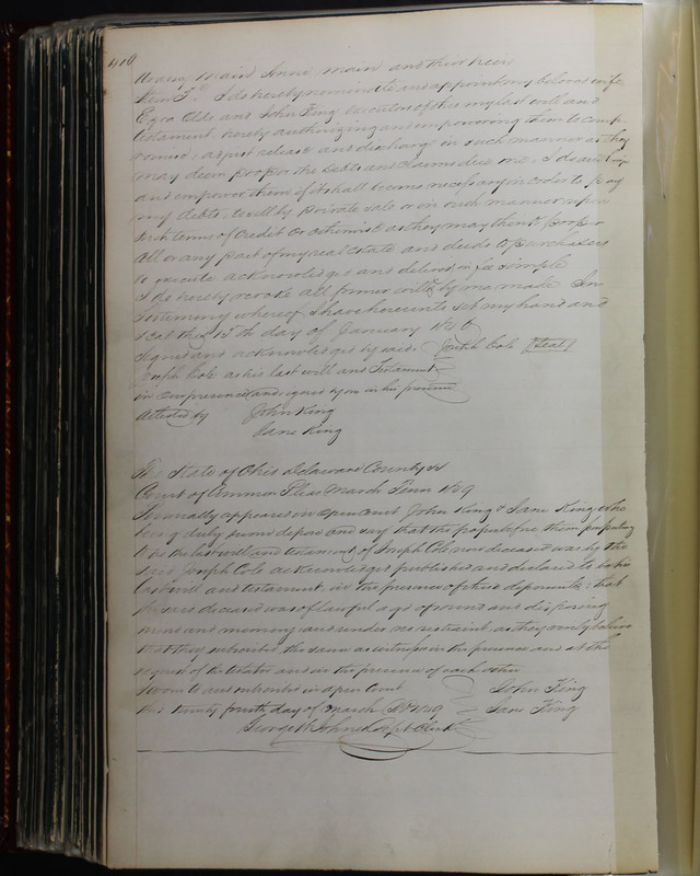 Delaware County Ohio Will Records Vol. 2 1835-1850 (p. 453)