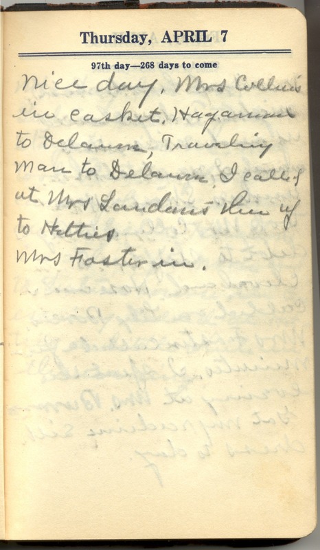 Roberta Hopkins' Diary 1927 (p. 103)