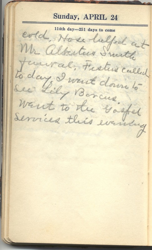 Roberta Hopkins' Diary 1927 (p. 120)