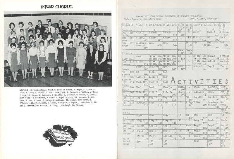 Big Walnut High School Yearbook. 1964: The Flame (45)