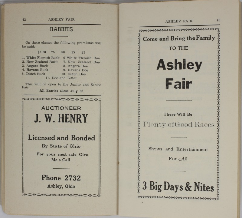 Ashley Fair and Junior Fair Combined (p. 25)