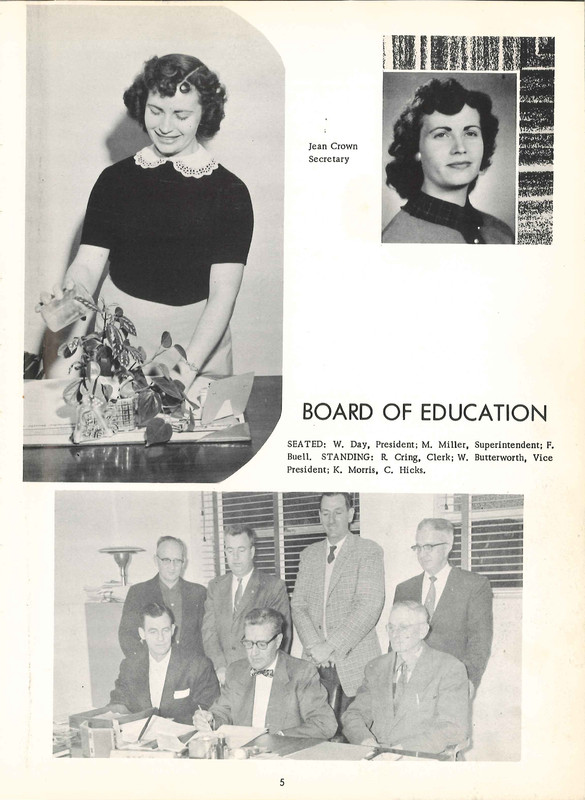 Big Walnut High School Yearbook. 1957: The Flame  (8)