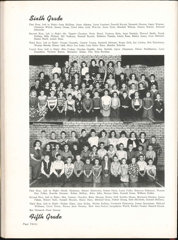 Big Walnut High School Yearbook. 1951: The Flame (35)