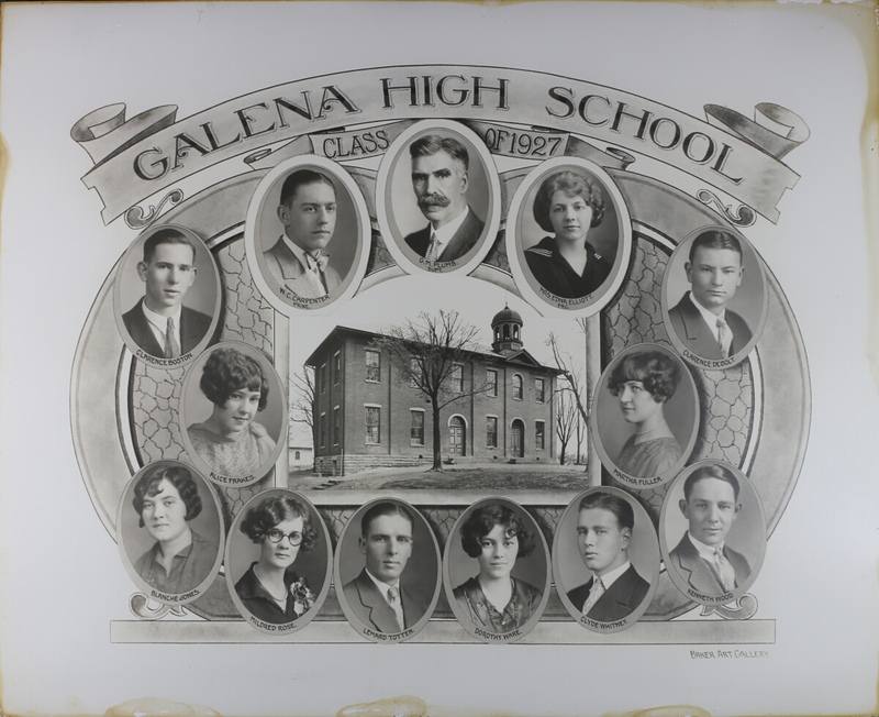 Galena High School Graduating Class 1927