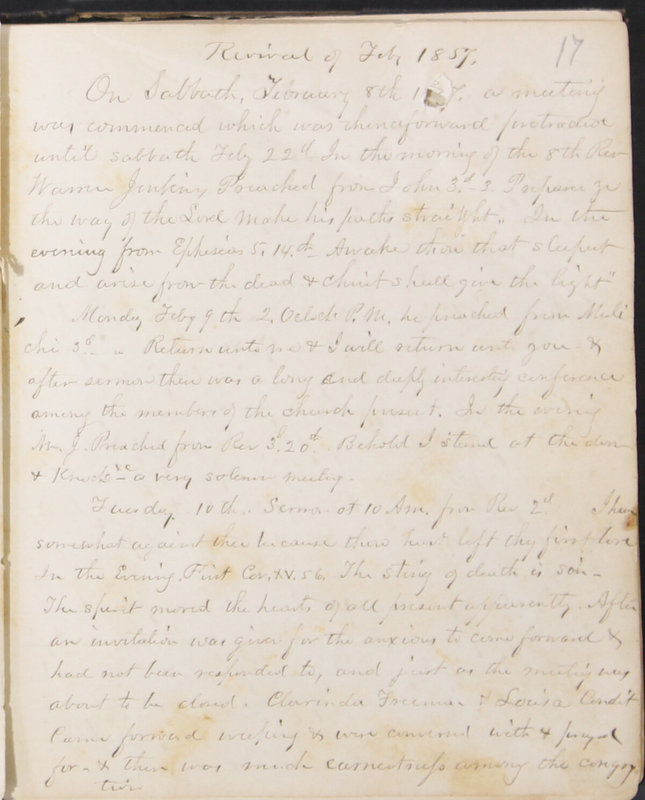 Sessional Records of the 1st Presbyterian Church of Trenton, Delaware Co., Ohio, 1831 (p. 23)