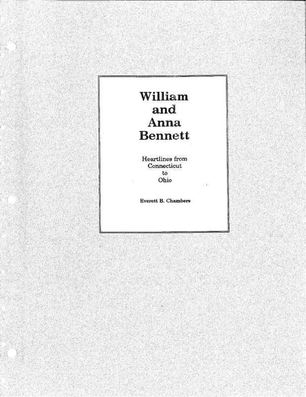 William and Anna Bennett of Mansfield, Connecticut (p. 2)