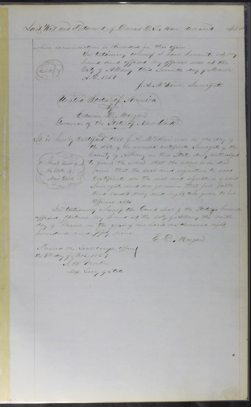 Delaware County Ohio Will Records Vol. 3 1850-1859 (p. 462)