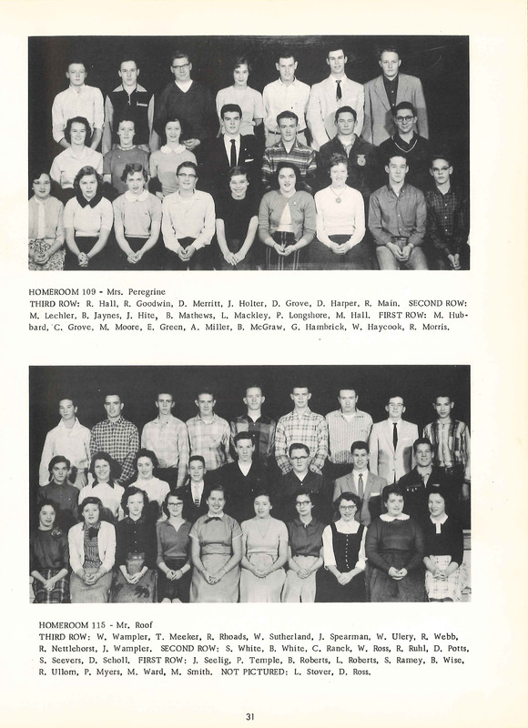 Big Walnut High School Yearbook. 1957: The Flame  (34)