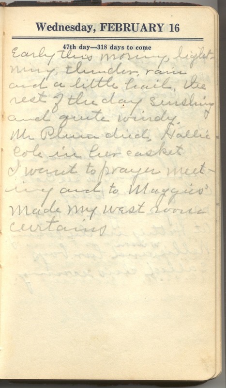 Roberta Hopkins' Diary 1927 (p. 53)