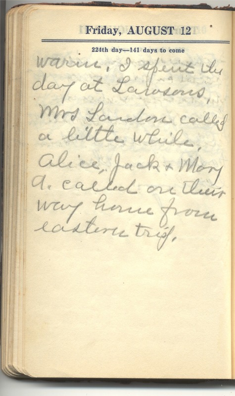 Roberta Hopkins' Diary 1927 (p. 230)