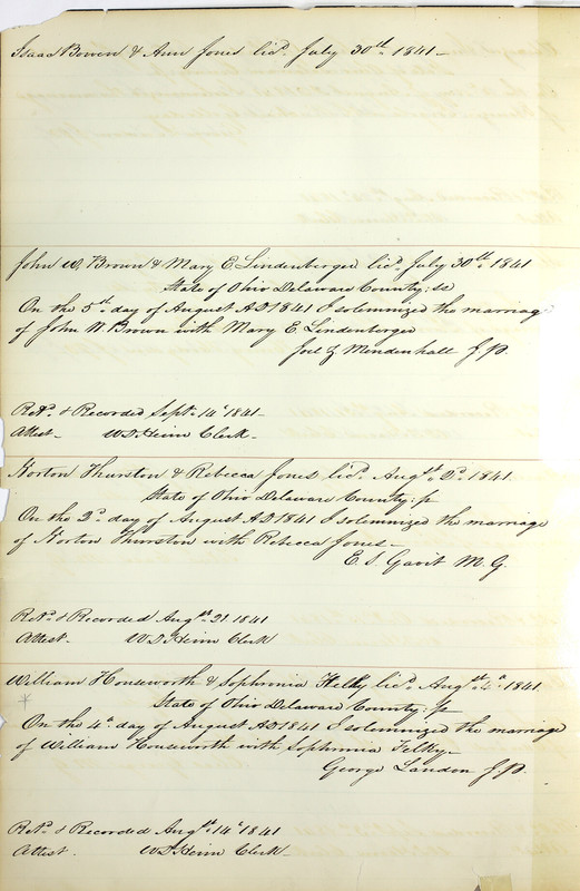 Marriage Records Vol.1 1835-1845 (p. 294)