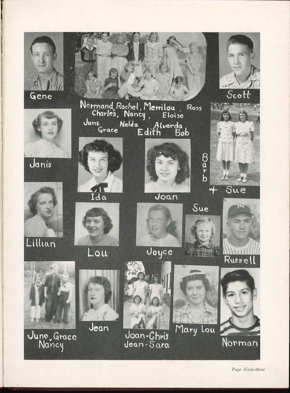 Big Walnut High School Yearbook. 1951: The Flame (68)