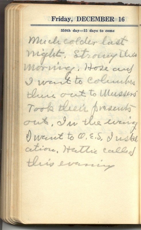 Roberta Hopkins' Diary 1927 (p. 356)