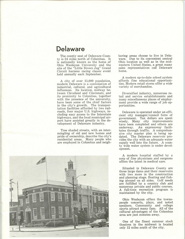 Welcome to Delaware, Ohio (1970) (p.5)