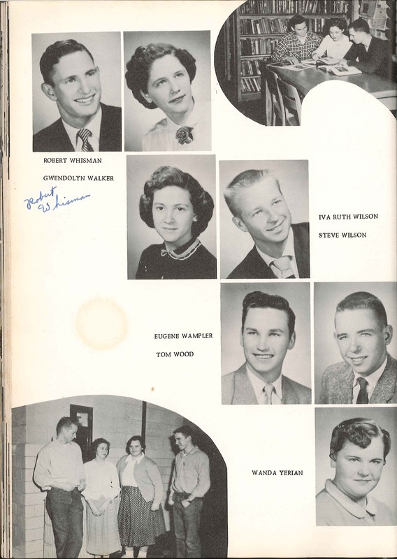 Big Walnut High School Yearbook. 1955: The Flame (p. 28)