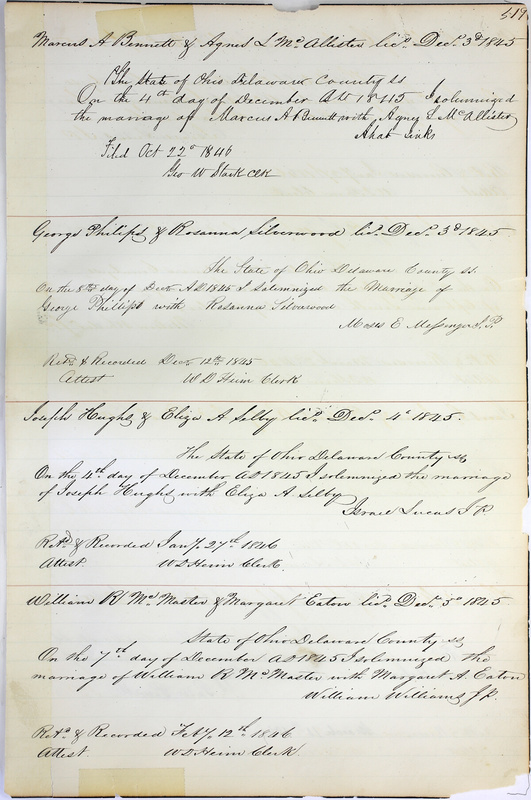 Marriage Records Vol.1 1835-1845 (p. 523)