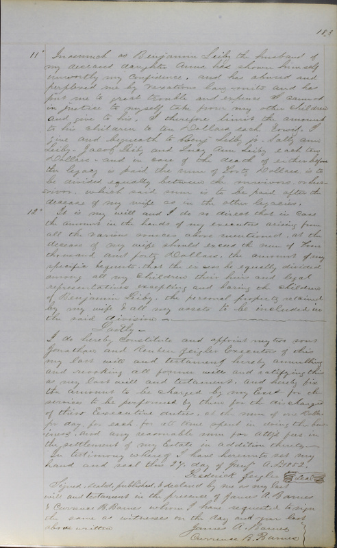 Delaware County Ohio Will Records Vol. 3 1850-1859 (p. 235)