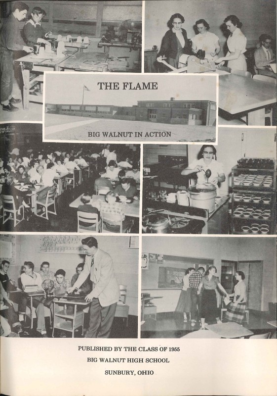 Big Walnut High School Yearbook. 1955: The Flame (p. 3)