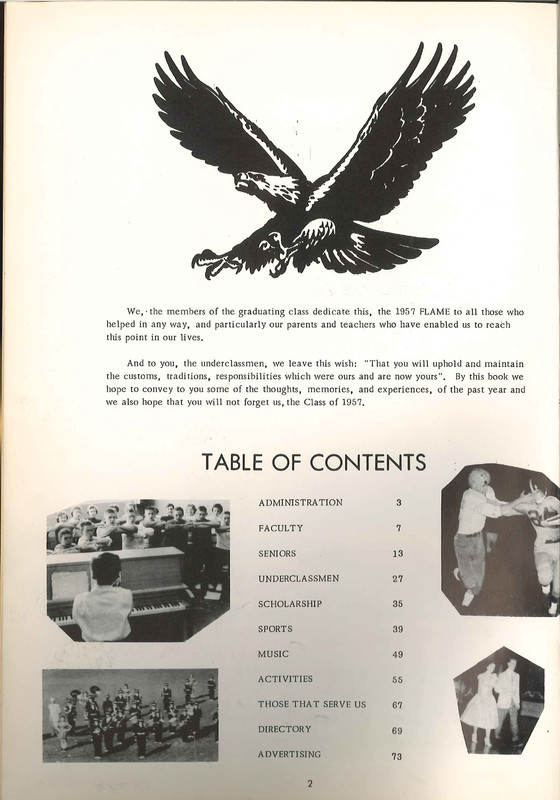 Big Walnut High School Yearbook. 1957: The Flame  (5)