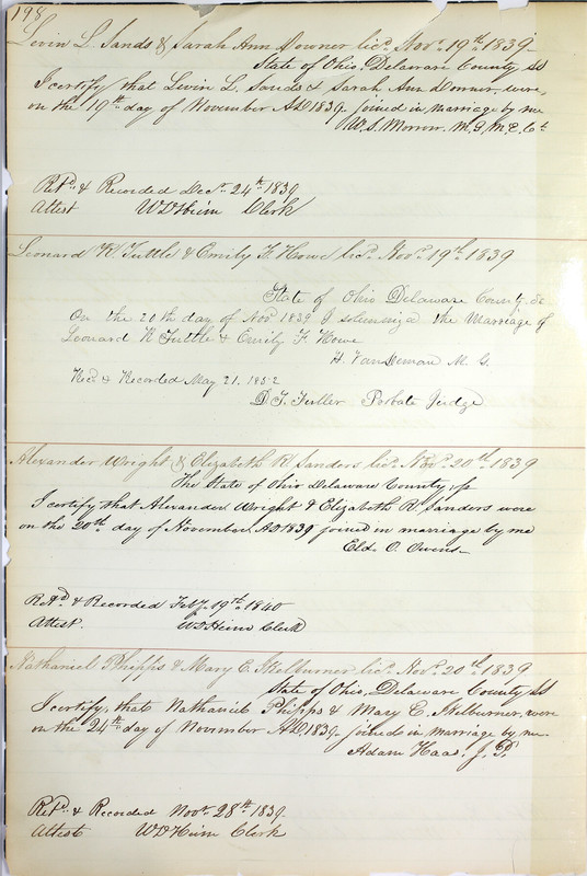 Marriage Records Vol.1 1835-1845 (p. 202)