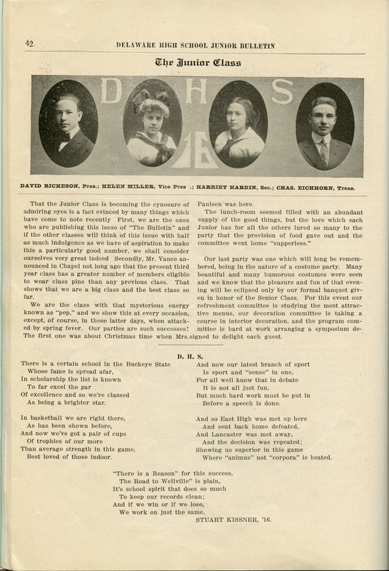 Delaware High School Bulletin 1915 (p. 44)