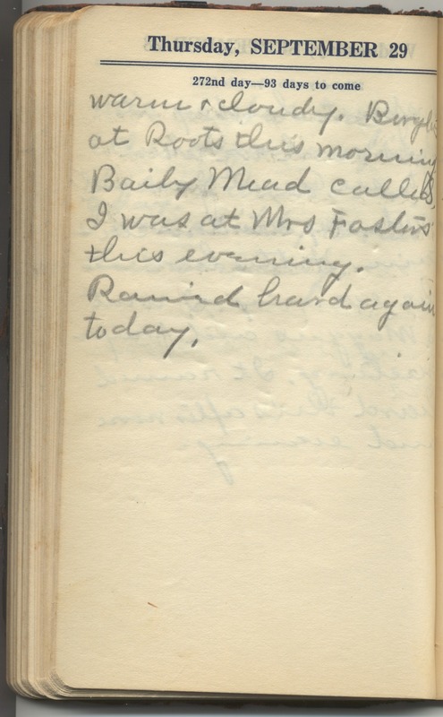 Roberta Hopkins' Diary 1927 (p. 278)