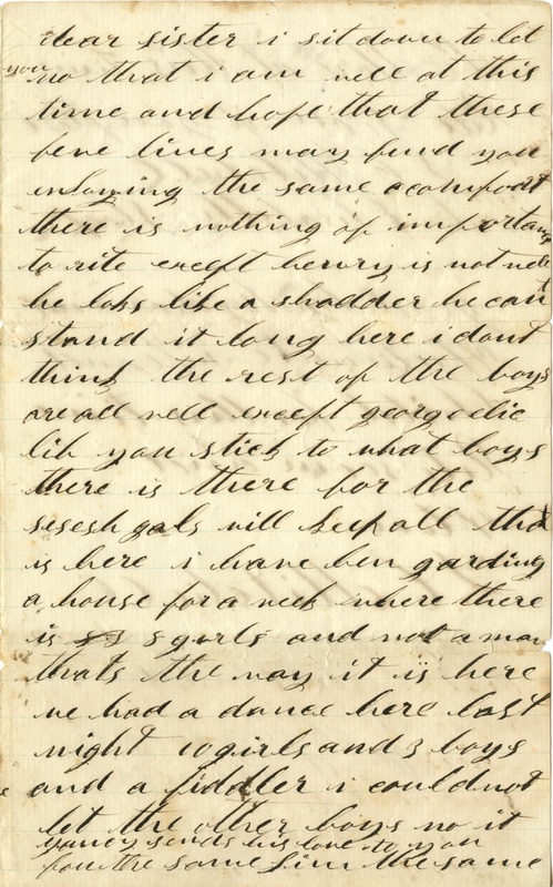 Mitchell Family Civil War Letters (p. 12)