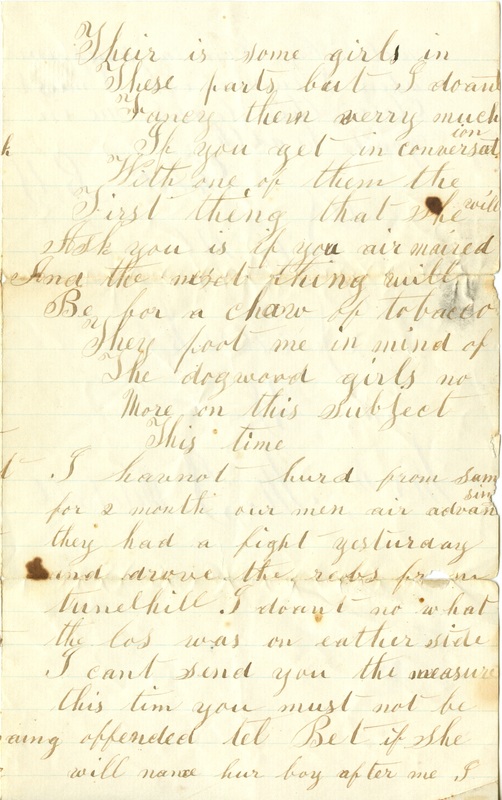 Mitchell Family Civil War Letters (p. 53)