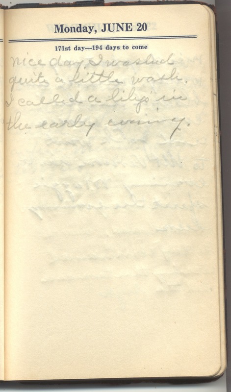 Roberta Hopkins' Diary 1927 (p. 177)