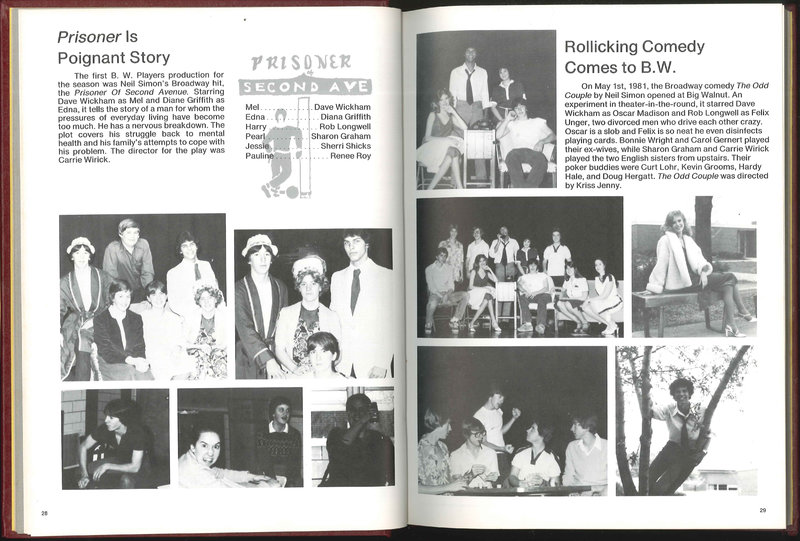 Big Walnut High School Yearbook. 1981: Eagle (p. 17)