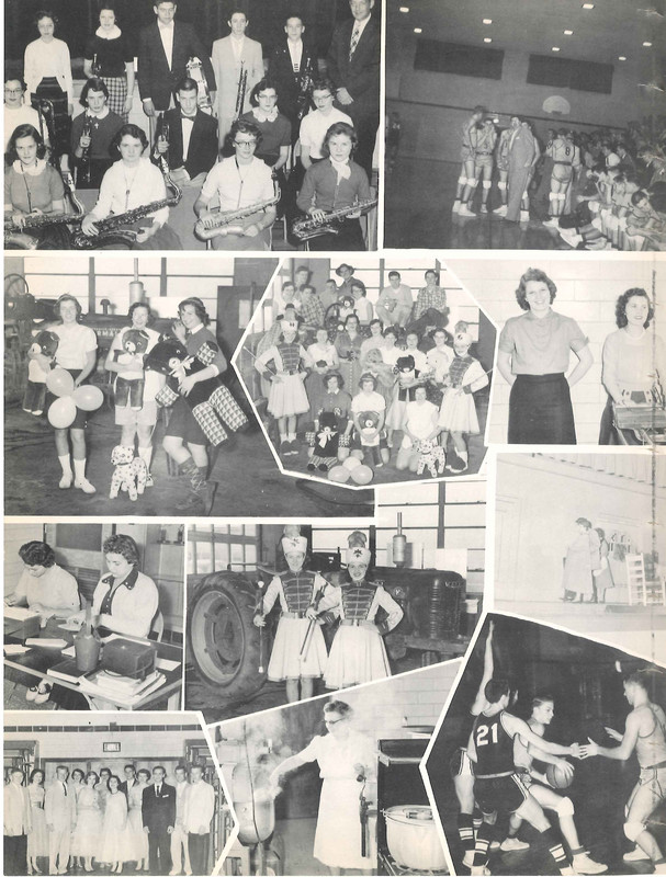 Big Walnut High School Yearbook. 1957: The Flame  (57)