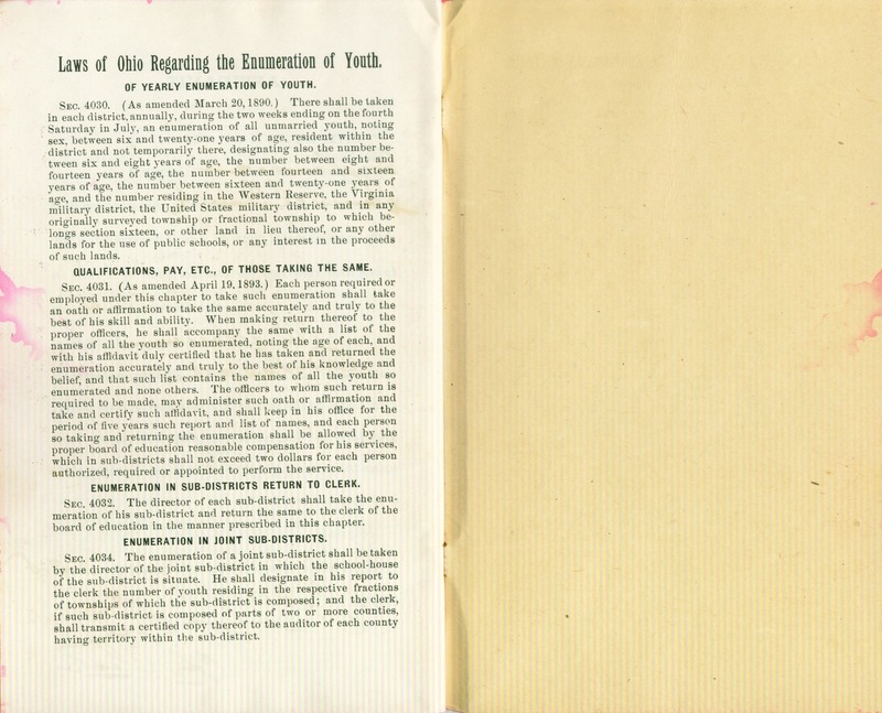 Harlem Township Enumeration of Youth Sub-District 4, July 21, 1897 (p. 7)