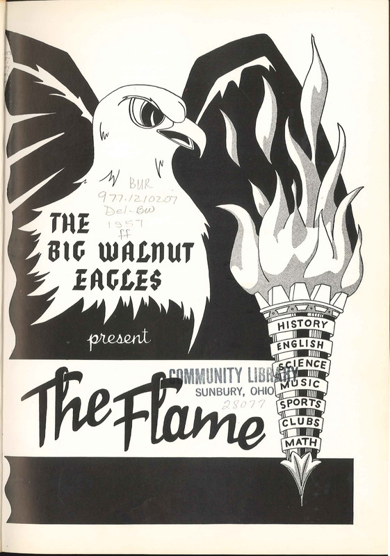 Big Walnut High School Yearbook. 1957: The Flame  (4)