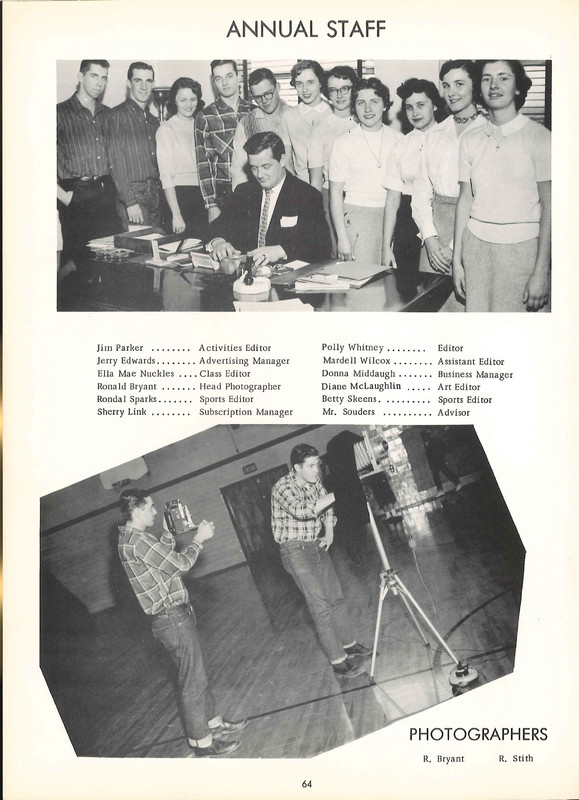 Big Walnut High School Yearbook. 1957: The Flame  (67)