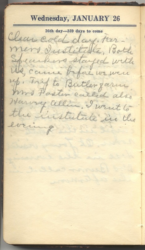 Roberta Hopkins' Diary 1927 (p. 32)