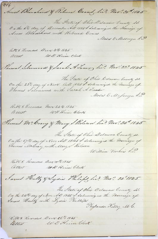 Marriage Records Vol.1 1835-1845 (p. 520)