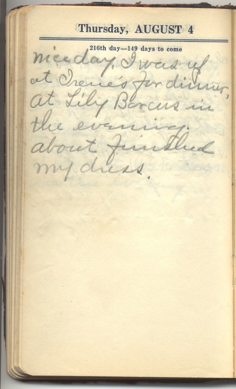 Roberta Hopkins' Diary 1927 (p. 222)