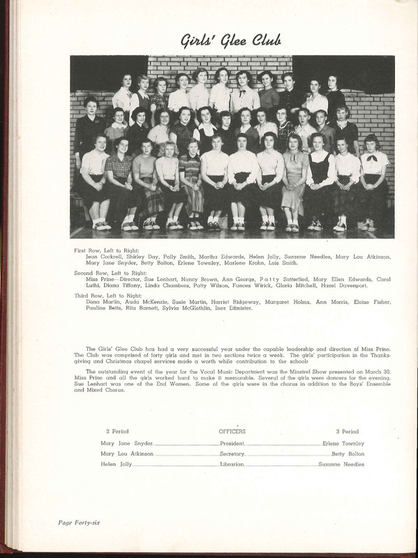 Big Walnut High School Yearbook. 1951: The Flame (51)