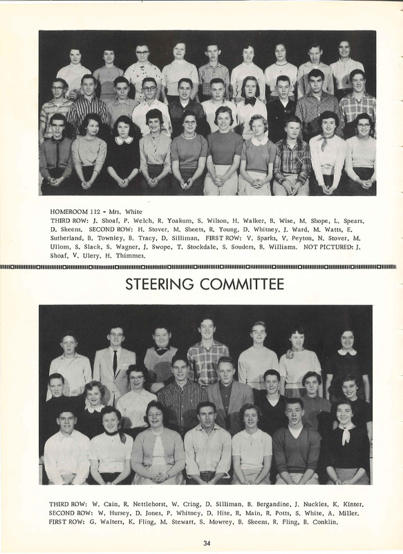 Big Walnut High School Yearbook. 1957: The Flame  (37)